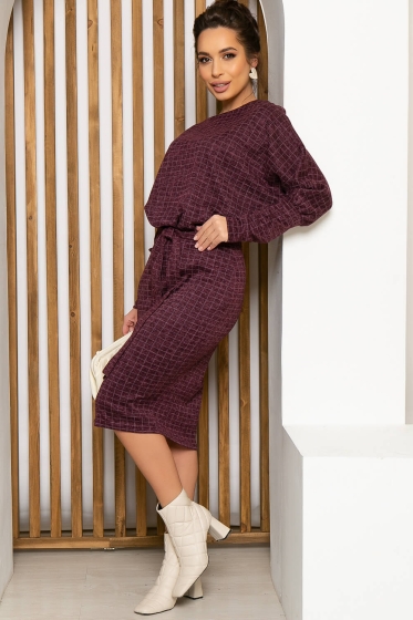 Платье "Панна-Котта" (слива) П4780