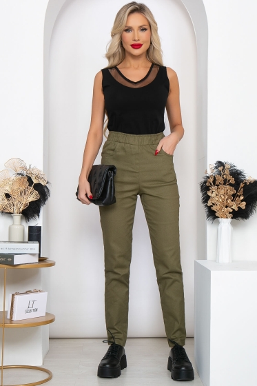 Брюки "Моделос" НЬЮ (хаки) Б4341