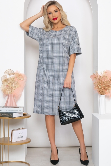 Платье "Персея" (клетка) П4274