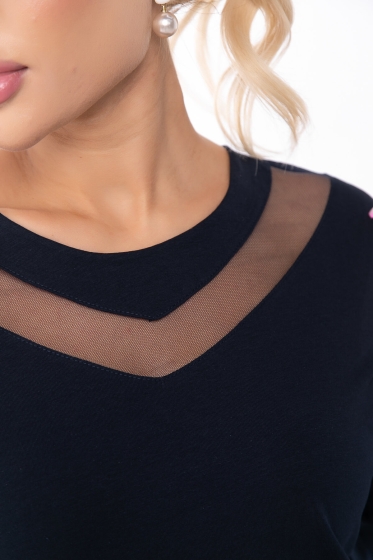 Блуза "Азалия" (блю) Б7537