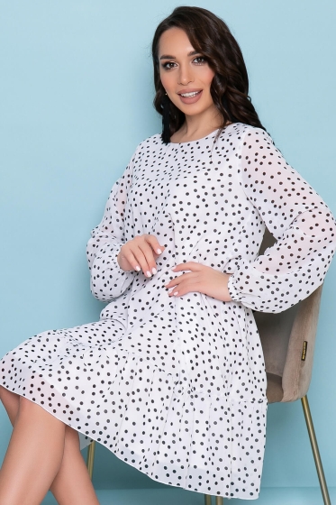 Платье "Воплощение грации" (горох) П3382