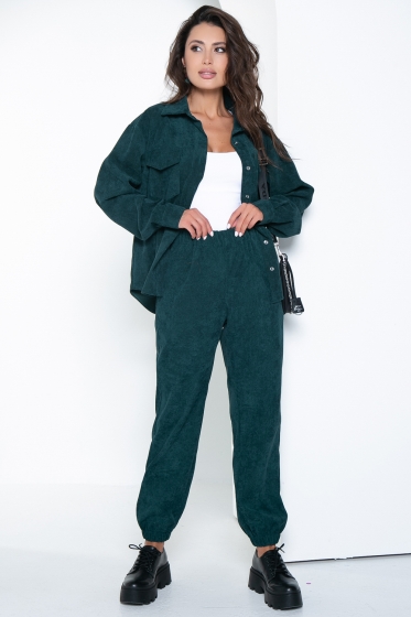 Костюм "На пульсе моды" (изумруд) К2585