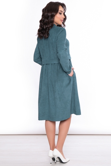 Платье "Муза" (изумруд) НЬЮ П3132