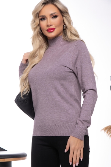 Водолазка Осенняя история (пыльно-фиолетовая) Б14539-20М