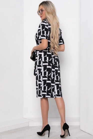 Платье "Выбор стилиста" (черное) П8563