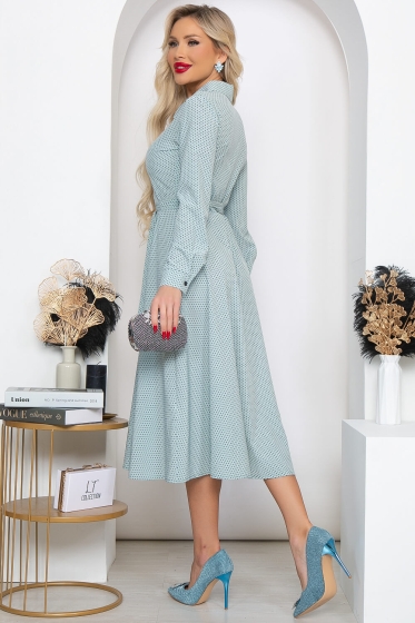 Платье "Идеалистка" (олива) П4026