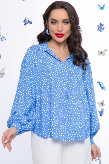 Блуза "Каролина" (голубая) Б5350