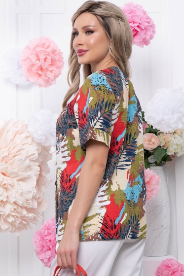 Блуза "Николь" (яркие краски) Б5771
