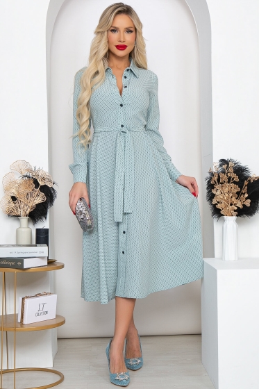 Платье "Идеалистка" (олива) П4026