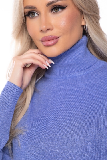 Водолазка Зимняя история (джинс) Б14538-20М