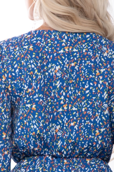 Платье "Лисбет" П7338 (синее)