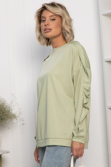 Джемпер Эвелина (оливковый) Б14232-5М