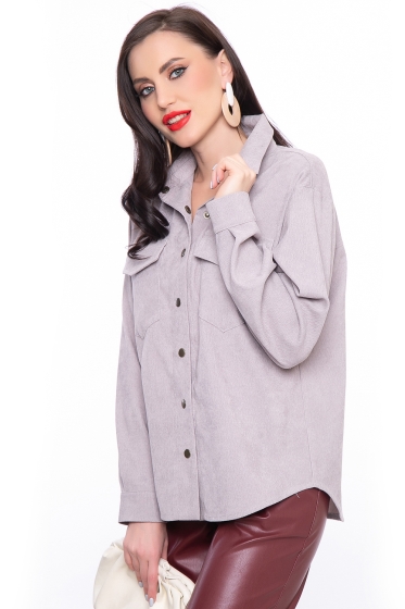 Рубашка "Будь в тренде" (грей) Б3159