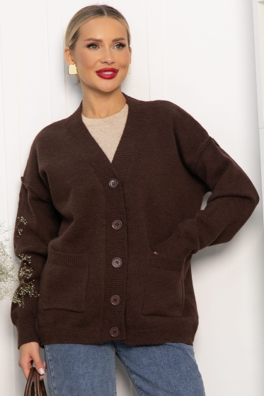 Кардиган Абелия (шоколад) Б14234-20М