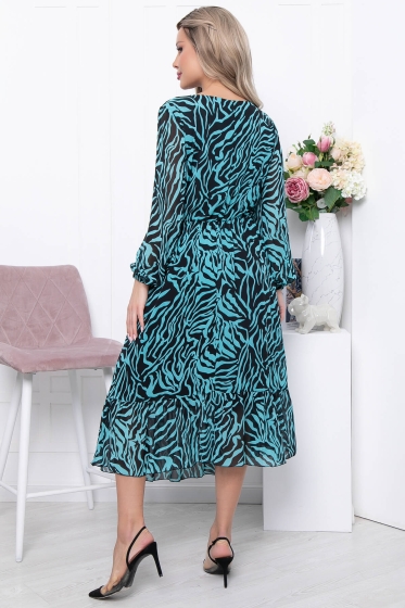 Платье "Фортуна" (бирюза) П5657