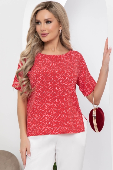 Блуза "Покоряя сердца" (рэд) Б6033