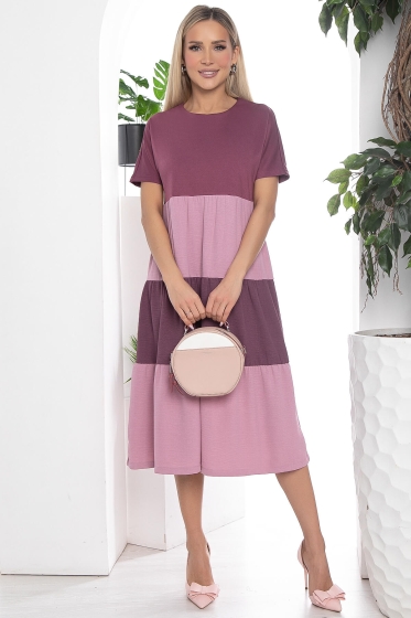 Платье Легкость выбора (сирень) П10273