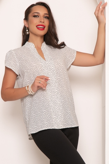 Блуза "Лепесток" (горох) Б4183