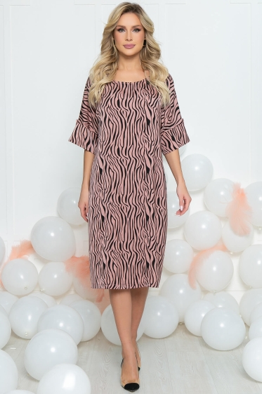 Платье "Секрет красоты" (пыльная роза) П5446