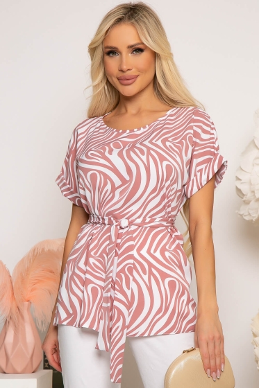 Блуза "Амади" (пыльная роза) Б3880