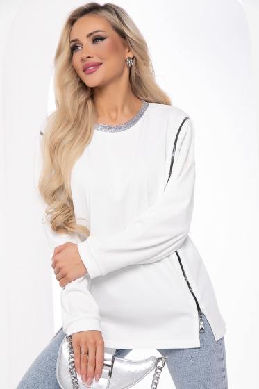 Джемпер "Мэйт" (белый) Б8469