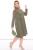 Платье "Муза" (хаки) П3201