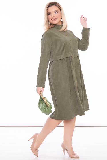Платье "Муза" (хаки) П3201