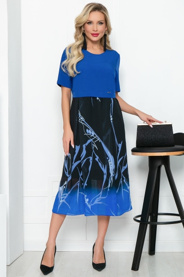 Платье "Кэри" (блю) П5407