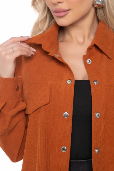 Рубашка "Дыхание весны" (оранжевая) Б8517