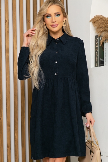 Платье "Андреа" (темно-синее) П4310