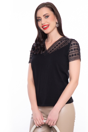 Блуза "Мечта кокетки" (блэк) НЬЮ Б3143