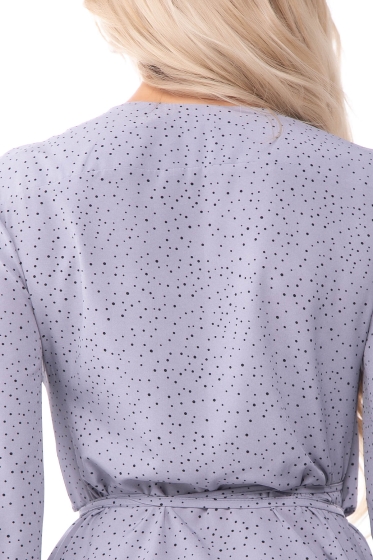 Платье "Моя прелесть" (серое)  П7461