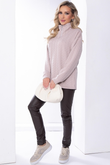 Джемпер "Игра по твоим правилам" (нюд) Б8218