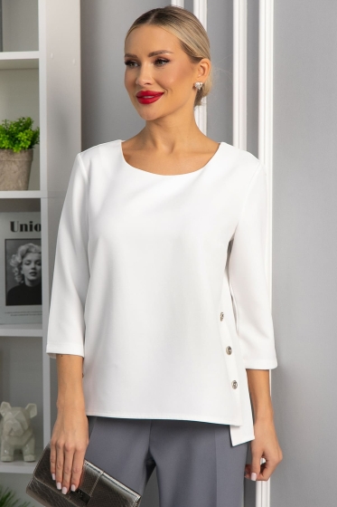 Блуза Аурия (белая) Б14217-48М
