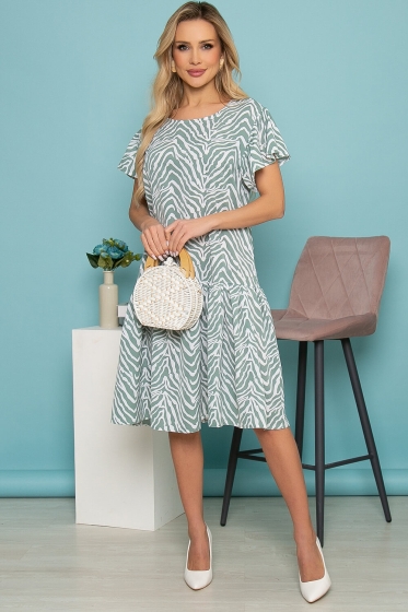 Платье "Фантазия" (нежная мята) П3479