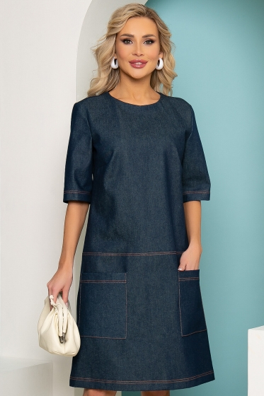 Платье "Джинсовый бум" П3517