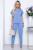 Костюм "Ивонна" (голубой) К7108 Костюм "Ивонна" (голубой) К7108