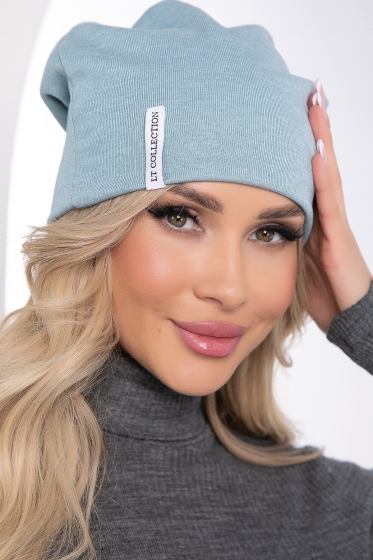 Шапка LT Collection (светлая бирюза) Ш19