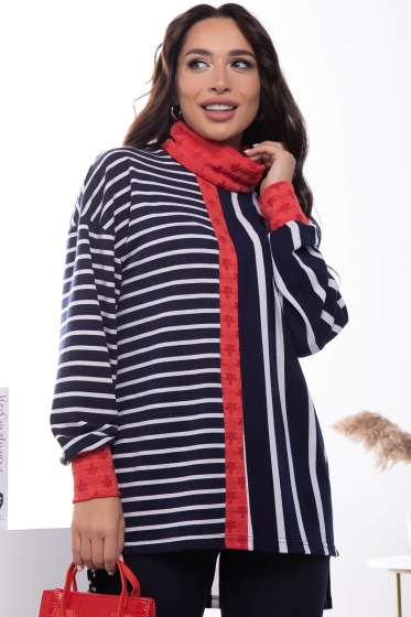 Джемпер "Ариана" (полоска) Б7619