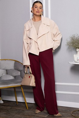 Жакет укороченный Динара (бежевый) Б14326-39М