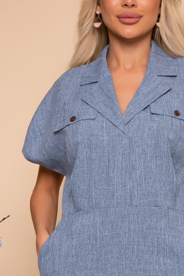 Платье "Эвелина" (джинс) П3831