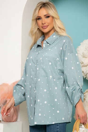 Рубашка "Бриана" (ментол) Б3863