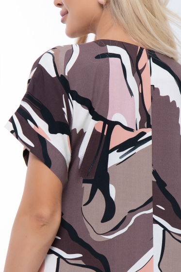 Платье "Вдохновляй!" (абстракция) П6063