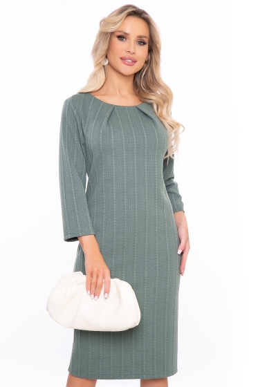 Платье "Сандрин" (олива) П3231