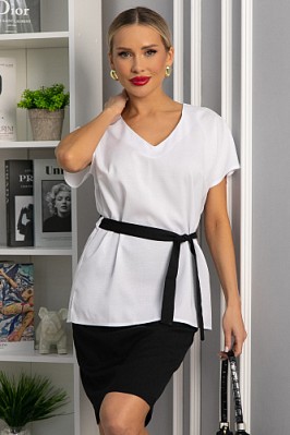 Костюм Лэдис (бело-черный) К14102-14М