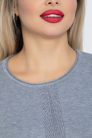 Джемпер Зимний вечер (серый) Б12232-20