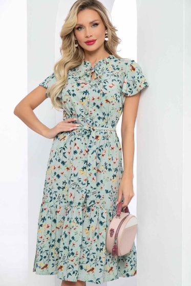 Платье "Хелен" (фисташка) П5402