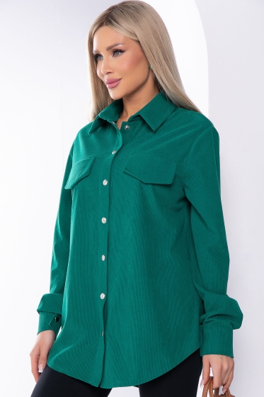 Рубашка "Дыхание весны" (яркая зелень) Б8229