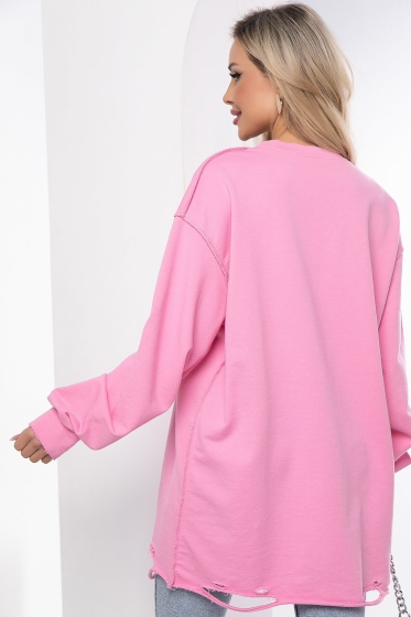 Джемпер "Добавь красок!" (розовый) Б8671