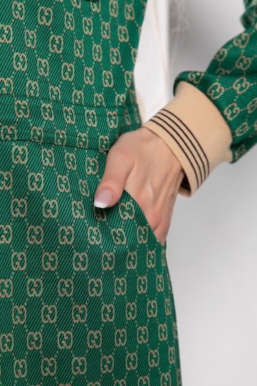 Платье "Верона" (зеленое) П8436